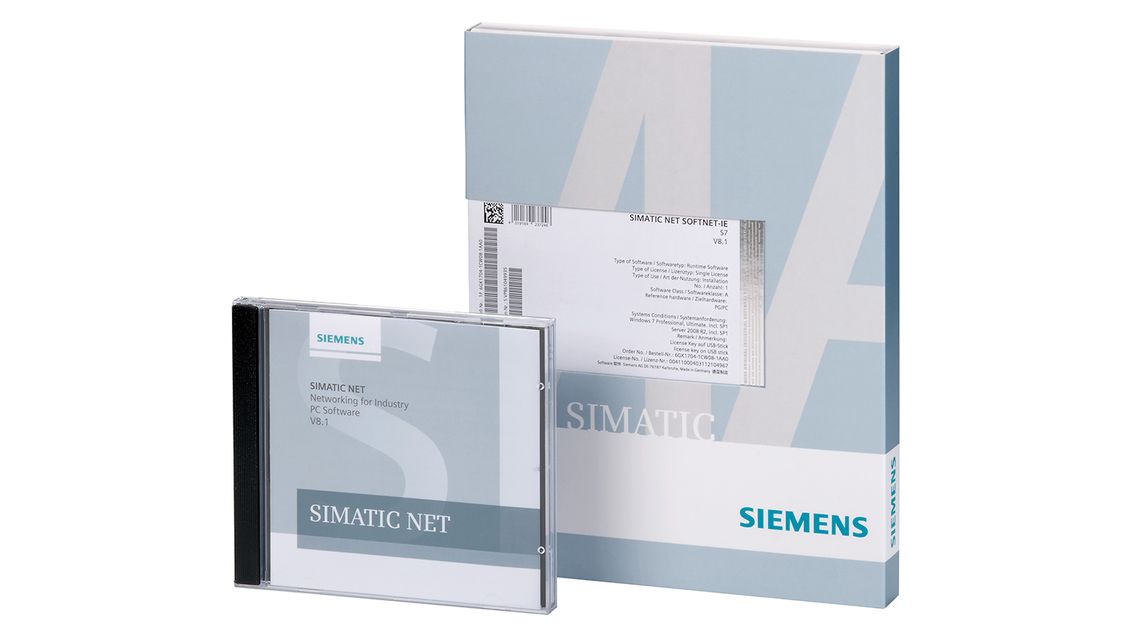 Product image of SIMATIC NET software for PROFINET/Industrial Ethernet