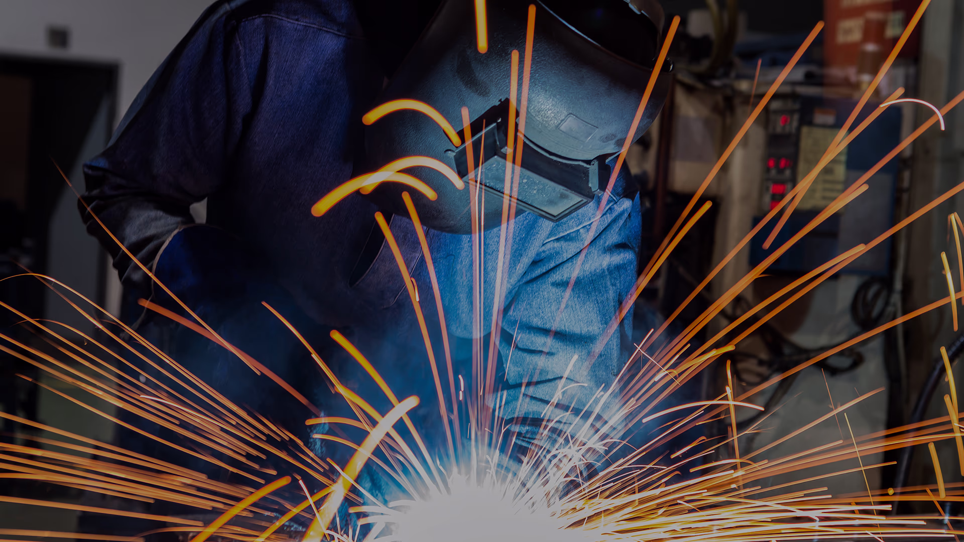 Welder working