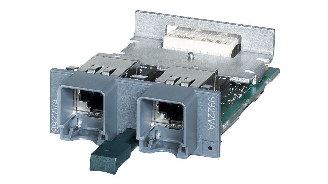 The MM992-2VD two-port media module