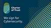 Infografik zur Erklärung der Charter of Trust – einem von Siemens ins Leben gerufenen Engagement zur Steigerung der Cybersecurity.