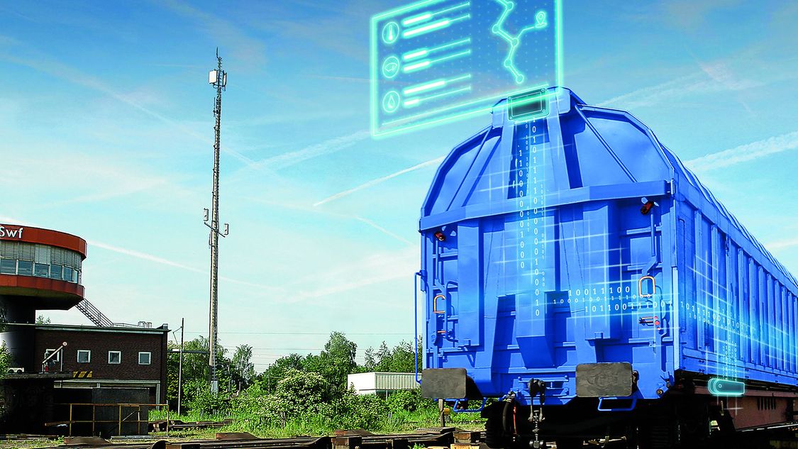 Güterwagen mit Telematiksysteme