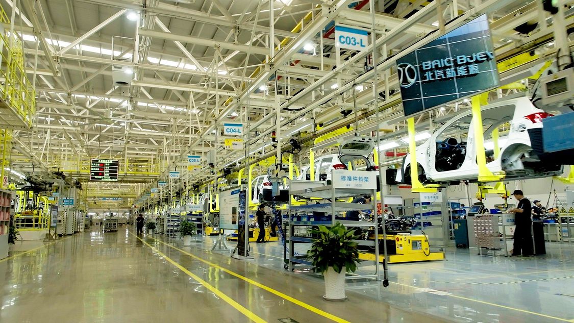 Inside the new BAIC BJEV factory, where the group is now producing its new electric cars EX3 and EC3 on a larger scale