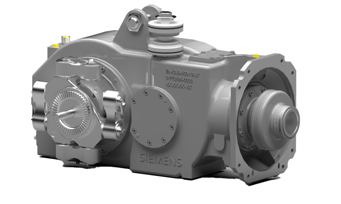 Bevel-helical gear units for low-floor trams
