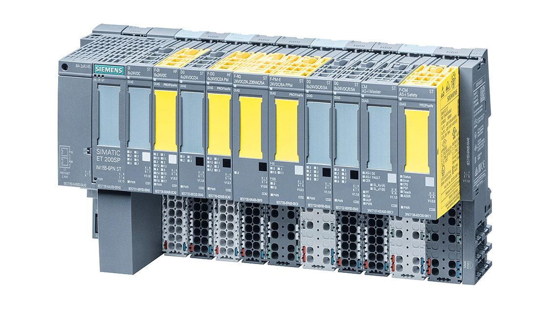 SIMATIC ET 200SP station with interface module