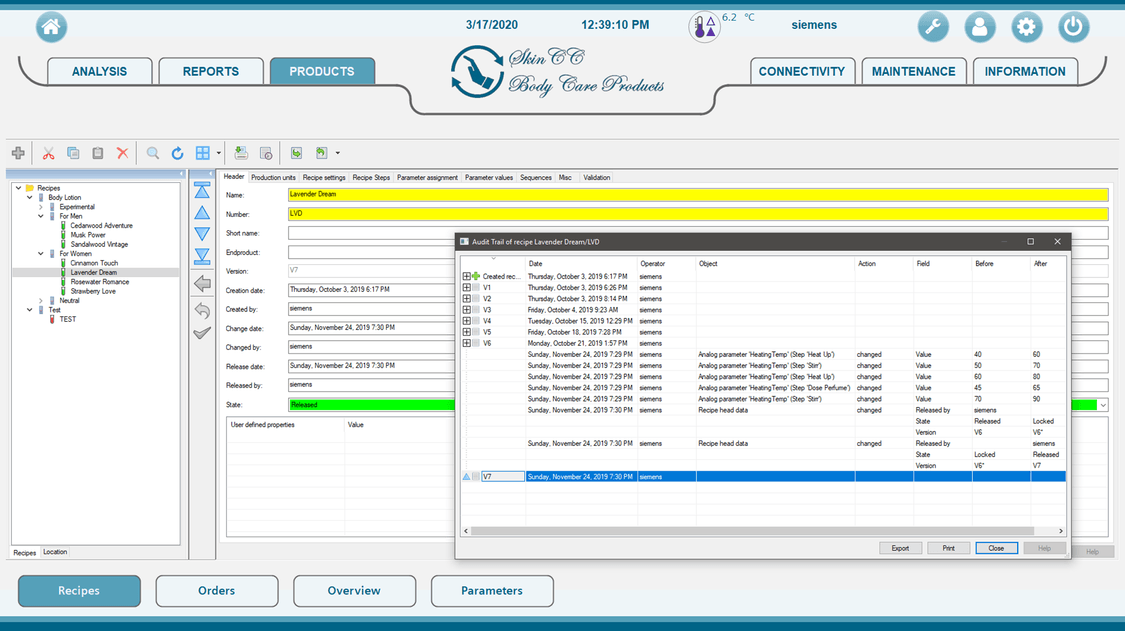 Screenshot PM-CONTROL