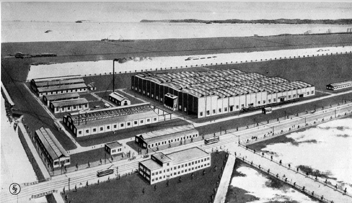 富士電機の工場(1927年)