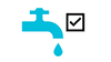 Icon showing accurate flow control