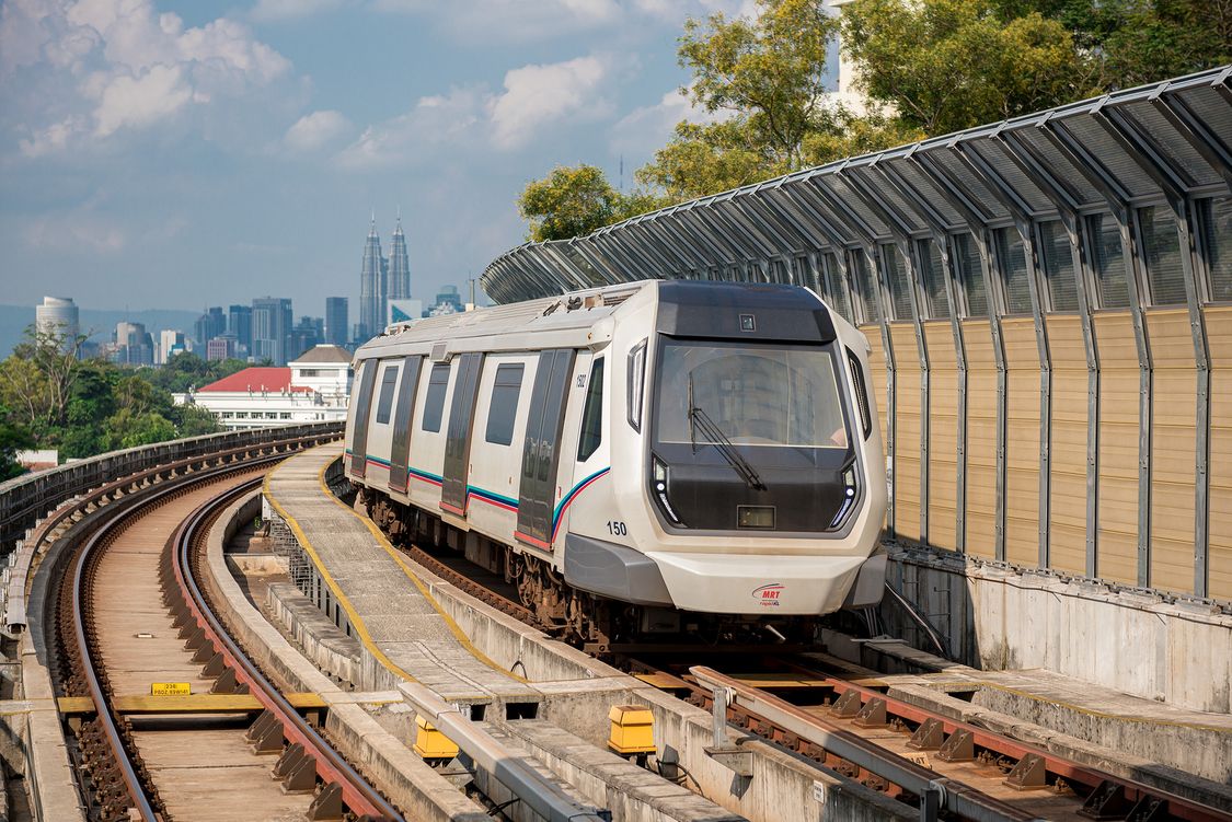 Image of the driverless metro in Klang Valley, Kuala Lumpur as a case for future-oriented, autonomous public transport systems 