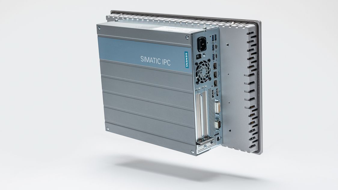 Панельний комп'ютер SIMATIC IPC677E, вид ззаду