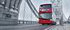 red double decker London bus